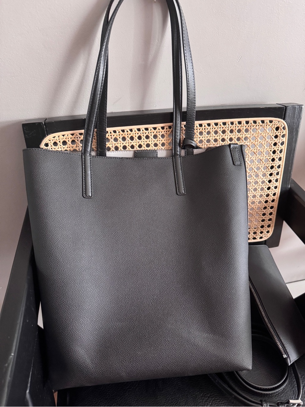 Mk Michael Kors bag leather tote with strap three in one - Picture 7 of 11
